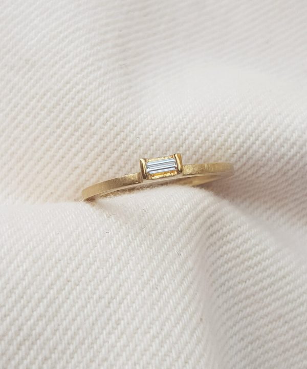 Baguette-Diamond-Brutalist-Stacking-Ring-Yellow-Gold